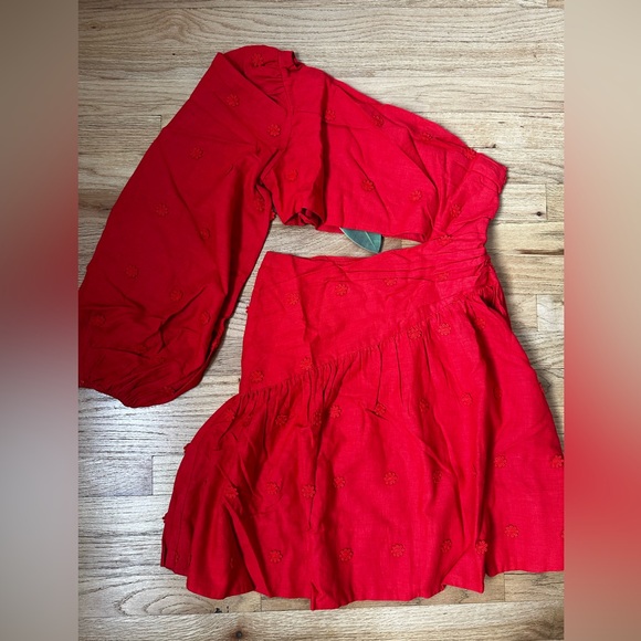 FARM RIO RED MINI DRESS- NWT - Picture 4 of 11